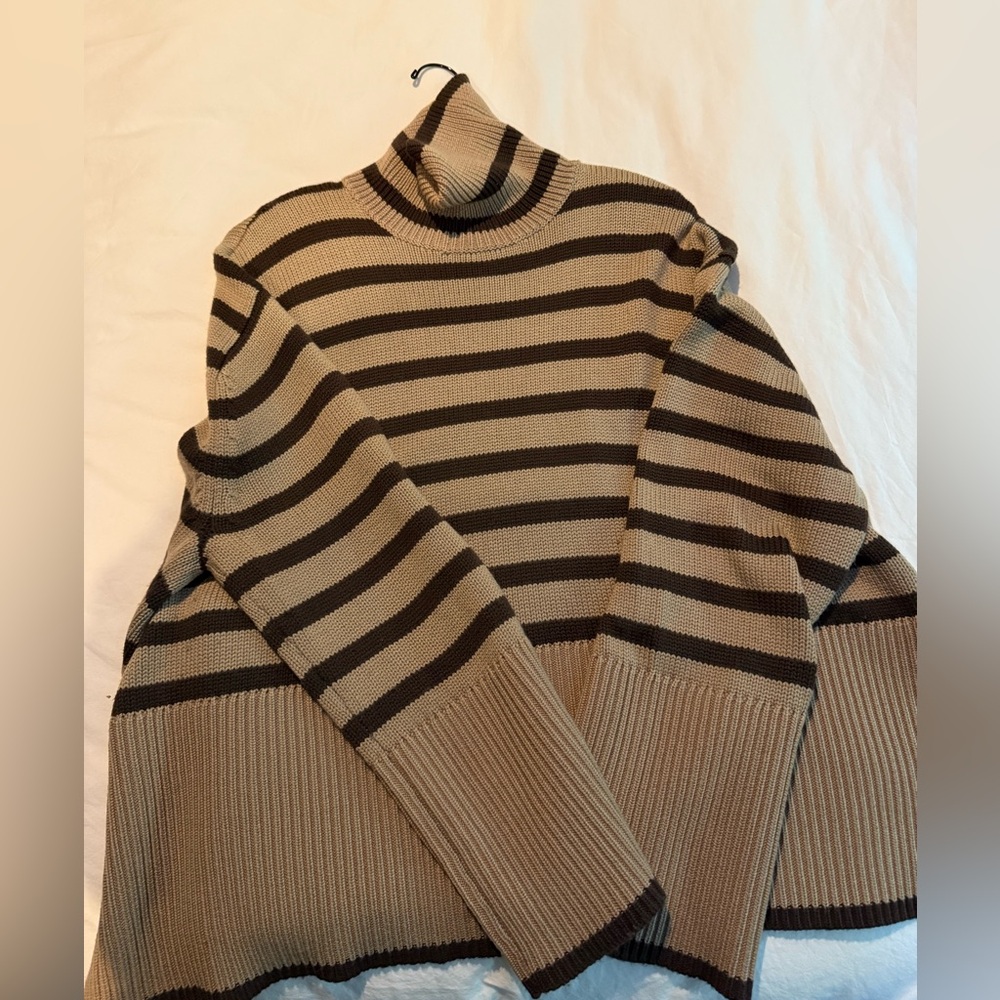 Toteme Signature Striped Turtleneck Sweater for Women